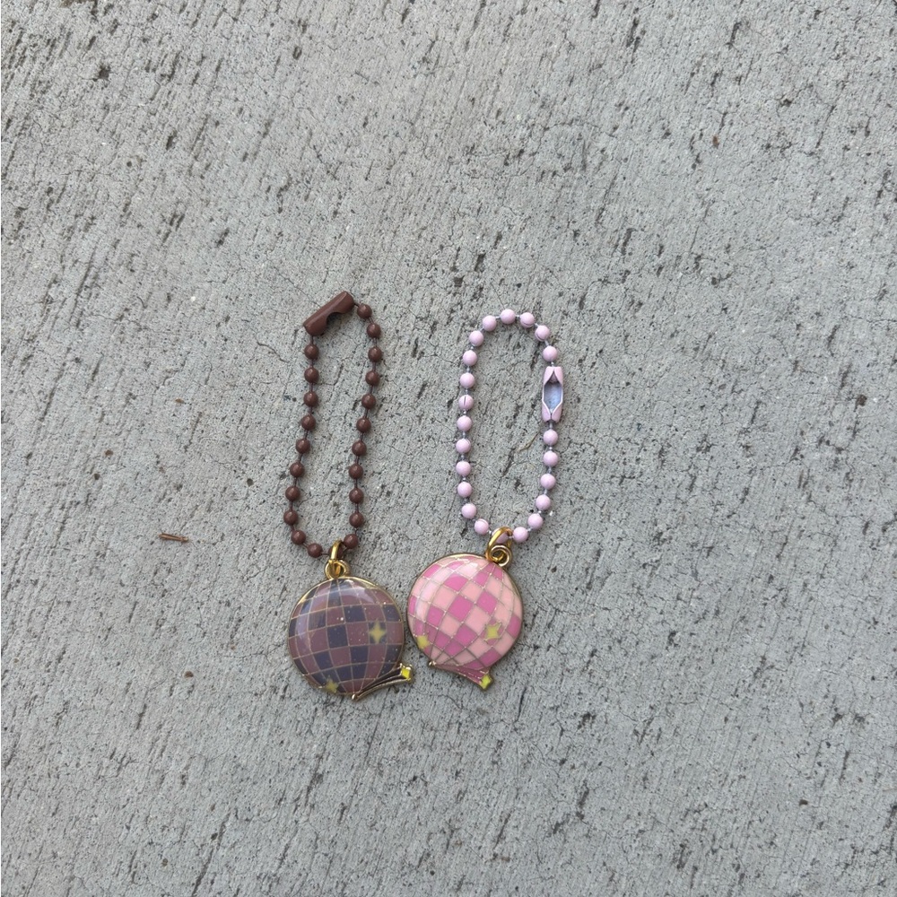 Pink or brown disco ball Stanley handle charm